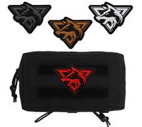 ZFFOZZ Pochette Tactique Molle pour Gilet, Sac Banane, Pochette Utilitaire pour Outils, Sac Tactique EDC(Black)