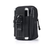ZFFOZZ Pochette Tactique Molle, Sac Banane Universel EDC Pochettes de Ceinture Imperméables pour Extérieur Poche pour Téléphone Stylo(Black)