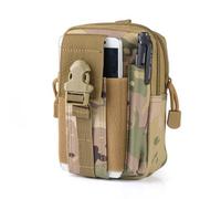 ZFFOZZ Pochette Tactique Molle, Sac Banane Universel EDC Pochettes de Ceinture Imperméables pour Extérieur Poche pour Téléphone Stylo(Cp)