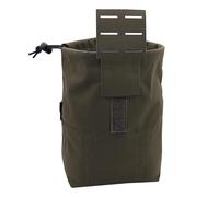 ZFFOZZ Pochette Tactique Pliable pour Outils Utilitaires, Pochette à Cordon Molle pour Munitions et Mag pour Gilet Sac à dos Tactique(Green)