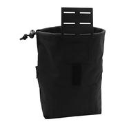 ZFFOZZ Pochette Tactique Pliable pour Outils Utilitaires, Pochette à Cordon Molle pour Munitions et Mag pour Gilet Sac à dos Tactique(Black)