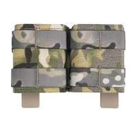 ZFFOZZ Pochette Tactique pour Chargeur 5,56 Pouces KYWI, Courte, Double Ouverture sur Le Dessus, Clip D'insertion AR15 M4, Nylon 500D, Équipement de Chasse et D'airsoft(CP)