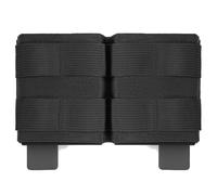 ZFFOZZ Pochette Tactique pour Chargeur 5,56 Pouces KYWI, Courte, Double Ouverture sur Le Dessus, Clip D'insertion AR15 M4, Nylon 500D, Équipement de Chasse et D'airsoft(Black)