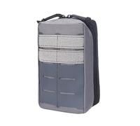 ZFFOZZ Pochette Tactique Utilitaire, Sac D'administration MOLLE, Poche à Outils EDC Étanche pour Gilet Sac de Poitrine et de Taille(Gray)
