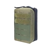 ZFFOZZ Pochette Tactique Utilitaire, Sac D'administration MOLLE, Poche à Outils EDC Étanche pour Gilet Sac de Poitrine et de Taille(Green)
