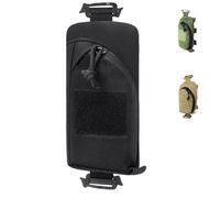 ZFFOZZ Sac à Dos avec Bandoulière, Pochette pour Accessoires Sac Tactique Molle Poches Multifonctions Outils Militaires EDC la Chasse Sportive en Plein Air(Black)