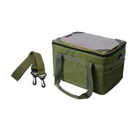 ZFFOZZ Sac de Rangement Tactique pour Camping 36L, Avec Petite Table et Bandoulière, pour les Aventures en Plein Air les Voyages L'usage Domestique et Plus Encore(Green)