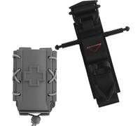 ZFFOZZ Tourniquet Rotatif Uni-Manuel avec Fauceur de Tir Rapide, Kit Médical Tactique pour la Survie Outdoor et Le Secours d'urgence(Gray)