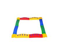 ZFFSCD Poutres d'Équilibre pour Enfants, Parcours d'obstacles pour Enfants, Jouet Sensoriel, Améliore la Coordination et la Stabilité(Size:4,Color:A)