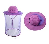 ZffXH Head Net Chapeau de Safari pour Homme et Femme avec moustiquaire en Maille Filet