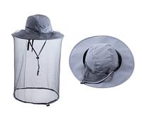 ZffXH Head Net Chapeau de Safari pour Homme et Femme avec moustiquaire en Maille Filet