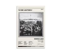 ZFHK Poster Kendrick Lamar To Pimp A Butterfly - Décoration murale pour chambre à coucher - Sans cadre - 50 x 75 cm