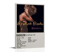 ZFHSFZ Erykah Badu Baduizm Toile de peinture à l'huile pour décoration murale imperméable pour salle de bain, cuisine, dortoir, sans résidus, facile à nettoyer, 20 x 30 cm, style cadre