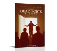 ZFHSFZ Toile de peinture à l'huile Dead Poets Society - Décoration murale imperméable pour salle de bain, cuisine, dortoir - Sans résidus - Facile à nettoyer - 50 x 75 cm - Style cadre