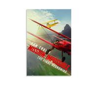 ZFHSFZ Toile de peinture à l'huile Mission Impossible - Décoration murale imperméable - Pour salle de bain, cuisine, dortoir - Sans résidus - Facile à nettoyer - 60 x 90 cm - Style sans cadre