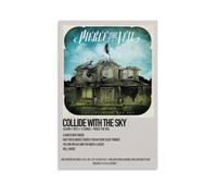 ZFHSFZ Toile de peinture à l'huile Pierce The Veil Collide avec le ciel - Décoration murale imperméable amovible sans résidus - Facile à nettoyer - 60 x 90 cm - Style sans cadre