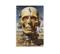 ZFHSFZ Toile de peinture à l'huile Salvador Dali - Décoration murale imperméable pour salle de bain, cuisine, dortoir - Facile à nettoyer - Sans cadre - 30 x 45 cm