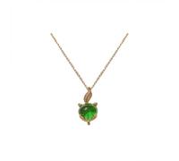 ZFHTJEKNCS Collier minimaliste Ins, Corée Internet Célébrités Style Forêt, chaîne en acier en titane Fox Micro-Pave