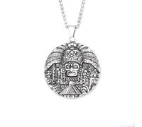 ZFHTJEKNCS médaille commémorative plaque ronde pendentif en acier inoxydable mode masculin design de personnalité en titane