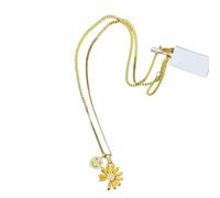 ZFHTJEKNCS Takashi Murakami collier pendentif tournesol coloré avec micro-pavés, plein, rotative, en stock