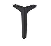 ZFIHAV 2 Morceaux de Pieds Support en métal pour Canapés, Tables Basses | Quincaillerie de meubles pieds de table basse à trois branches pieds(Black,17cm)