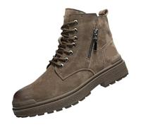 ZFIHAV Chaussures De Travail Chaussures de soudage Anti-brûlures, Embout en Acier Indestructible, Anti-Clous, Bottes sécurité for Hommes, Baskets, Travail(41)