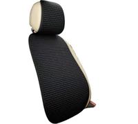 ZFIHAV Coussin De Siège De Voiture Housse de siège Voiture, Coussin Avant et arrière, Tissu en Lin, Respirant, antidérapant, Drap Protection, Quatre Saisons(1pc Back Pad - B)