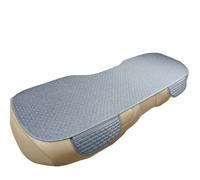 ZFIHAV Coussin De Siège De Voiture Housse de siège Voiture, Coussin Avant et arrière, Tissu en Lin, Respirant, antidérapant, Drap Protection, Quatre Saisons(1pc Rear Pad - A)