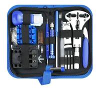 ZFIHAV Kit d'outils de Changement de Batterie de Montre, 185 pièces, for Ouvrir Les Montres, ouvre-boîtier arrière, Outil de réparation de Montre, Kit d'horloger Professionnel