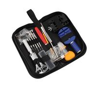 ZFIHAV Kit d'outils de réparation de Montres, 147 pièces, ouvre-boîte, Barre à Ressort, Lien de Sangle, Ensemble d'outils avec Pochette de Transport, Lunette de Remplacement de Batterie de Montre