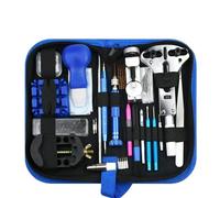 ZFIHAV Kit d'outils de réparation d'ouvre-Montre, Couteau à Levier d'horloge, Tournevis, Jeu de Marteau à Broche, Accessoire de Lien de Bande d'horloger 212 pièces