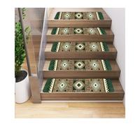 ZFIHAV Marches D'escalier Lot de 4 Tapis antidérapants lavables en Machine for Salle Bain, Cuisine, Anti-salissures(Color 10,4PC 30X100CM)