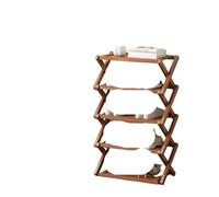 ZFIHAV Porte-Chaussures Pliant Présentoir à Chaussures Pliable, Pantoufles Verticales for Hall d'entrée, Gain de Place, étagère, Meubles en Bois(47x25x82cm)