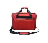ZFIHAV Sac pour Machine à Coudre Étui de Transport for Machine à Coudre, Sac fourre-Tout Universel avec bandoulière Compatible la Plupart des Machines Standard(Red)