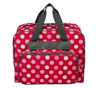 ZFIHAV Sac pour Machine à Coudre Mallette de Transport for Machine à Coudre avec poignée, fourre-Tout Voyage Universel, Sac, d'organisation Domestique for Domicile(Red)