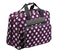 ZFIHAV Sac pour Machine à Coudre Sac à Main Pratique for Machine Coudre, Kits de Crochet, Mallette Voyage, fourre-Tout en Tissu Oxford, Kit Grande capacité, Sac Rangement(A Purple)