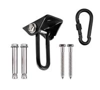 ZFIHAV Schaukelaufhängungen Kit de Suspension for hamac, 2 pièces, matériel Robuste, capacité 1200 LB, Crochets, Porche, balançoire Yoga, Plaque Plafond(Model 3)