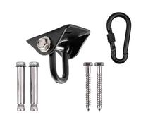 ZFIHAV Schaukelaufhängungen Kit de Suspension for hamac, 2 pièces, matériel Robuste, capacité 1200 LB, Crochets, Porche, balançoire Yoga, Plaque Plafond(Model 1)