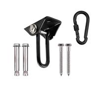 ZFIHAV Schaukelaufhängungen Kit de Suspension for hamac, matériel Robuste, capacité 1200 LB, Crochets, Porche, balançoire Yoga, Plaque Plafond(Model 3)