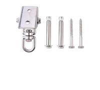 ZFIHAV Schaukelaufhängungen Lot de 2 Crochets pivotants en Acier Inoxydable for hamac, Chaise, Ventilateur, Panier, rotin