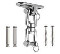 ZFIHAV Schaukelaufhängungen Lot de 2 Crochets Suspension Robustes for balançoire, Plaque Fixe, for hamac Yoga, Chaise Suspendue, for béton, Plafond, Bois(Color 5)