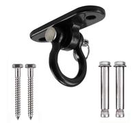 ZFIHAV Schaukelaufhängungen Lot de 2 Supports pivotants rotatifs Robustes for balançoires, plaques Fixation au Plafond for Porche, Sac, Chaise Suspendue, balançoire, hamac, trapèze(Model 2)