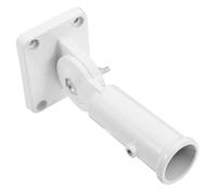 ZFIHAV Support De MâT De Drapeau 2 Pcs 180 Degree Adjustable Flag Pole Bracket Metal Wall Mount Outdoor Support Base for House Garden Fence RV Boat Truck Hitch Side