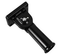 ZFIHAV Support De MâT De Drapeau 2 Pcs Adjustable Flagpole Bracket Heavy Duty Aluminum Wall Mount for Garden Balcony Veranda Flag Display Holder Black