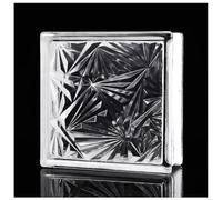 Zfmnoyev Brique De Verre Architecturale Rectangulaire en Cristal Transparent, pour La Transmission De La Lumière Et L'intimité, pour Cloisons De Bar, D'hôtel, De Chambre Ou De Salon(D)