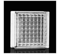 Zfmnoyev Brique De Verre Architecturale Rectangulaire en Cristal Transparent, pour La Transmission De La Lumière Et L'intimité, pour Cloisons De Bar, D'hôtel, De Chambre Ou De Salon(I)