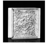 Zfmnoyev Brique De Verre Architecturale Rectangulaire en Cristal Transparent, pour La Transmission De La Lumière Et L'intimité, pour Cloisons De Bar, D'hôtel, De Chambre Ou De Salon(H)