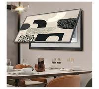 Zfmnoyev Cache-Tableau Électrique Décoratif Mural, Cache-Coffret De Disjoncteurs Mural, Tableau De Disjoncteurs Dissimulé, Caches Décoratifs pour Boîtiers À Fusibles(B,80x40cm/31.5x15.7in)