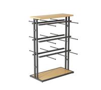Zfmnoyev Présentoir Commercial pour sous-vêtements, Soutiens-Gorge, Maillots De Bain, Chaussettes Et Bijoux, Support De Rangement Métallique Réglable en Hauteur(Zwart,120x45x135 cm)