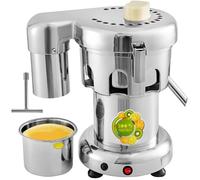 ZFNELYHHOW Extracteur de jus Professionnel 370 W, centrifugeuse Robuste pour Fruits et légumes, Haute Vitesse 4 300 TR/Min, Large goulotte d'alimentation, Filtre en Acier Inoxydable pour usag